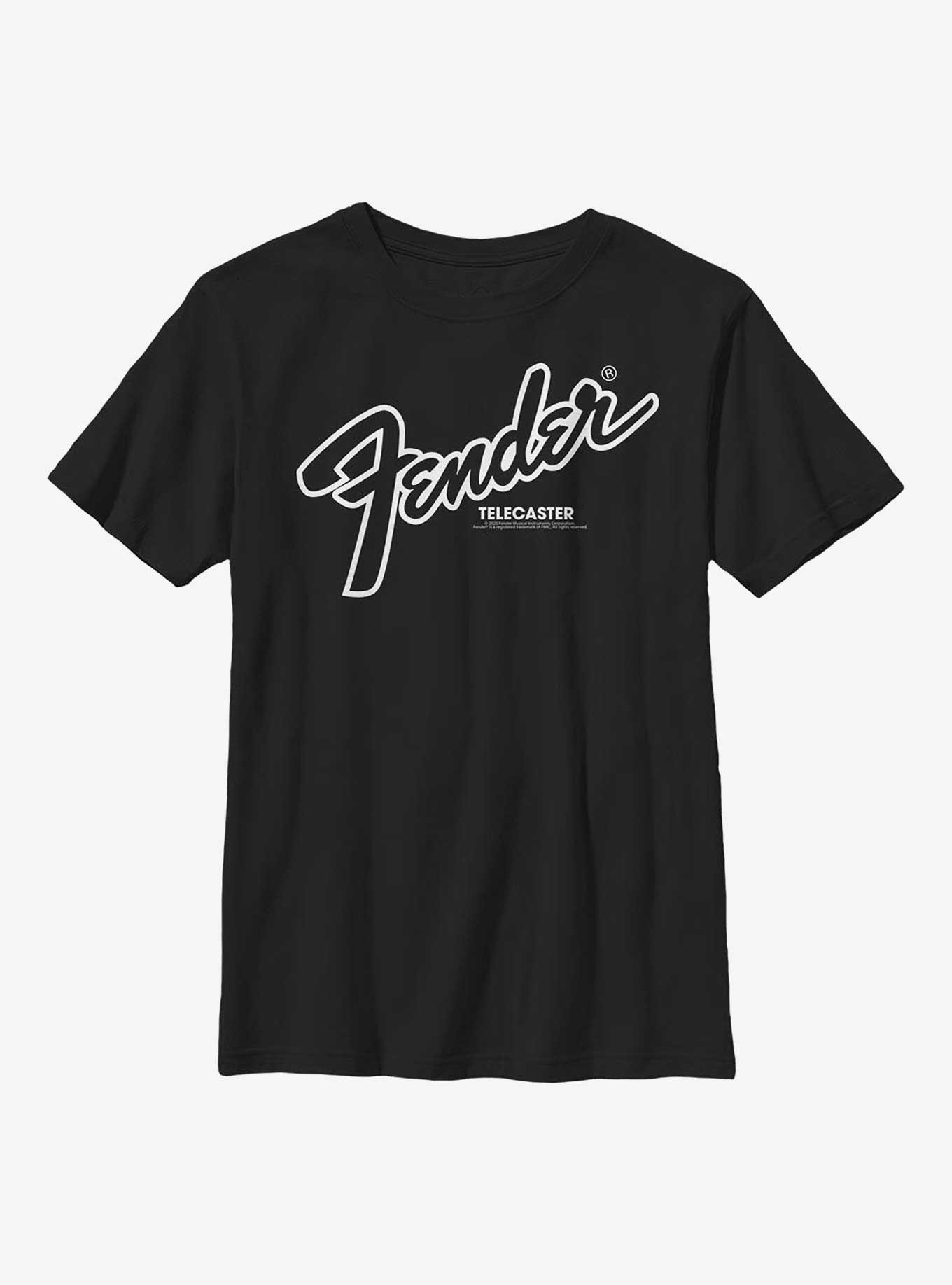 Fender Oversized Youth T-Shirt, BLACK, hi-res