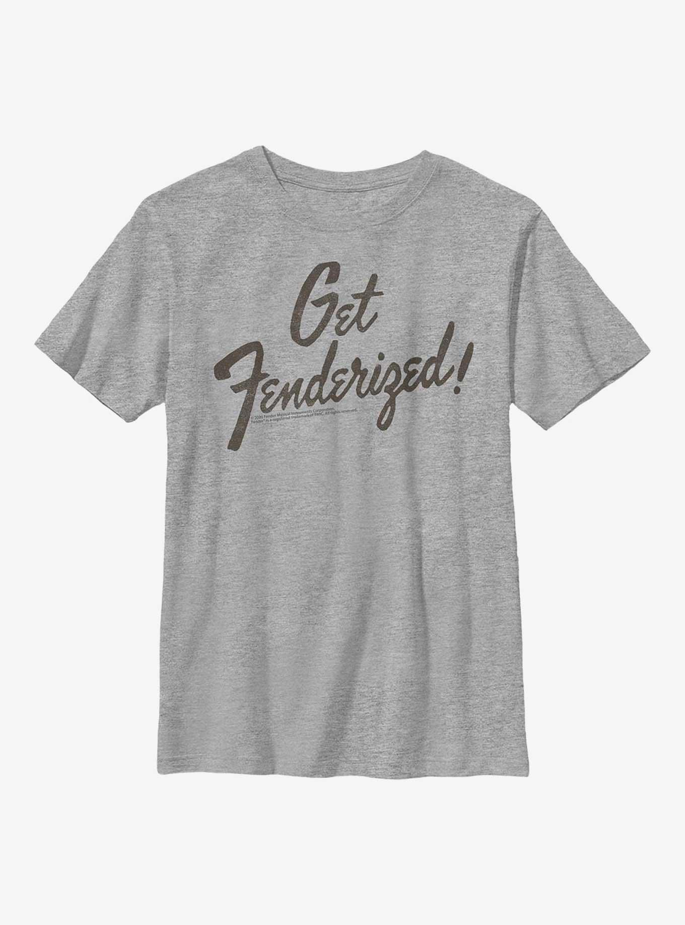 Fender Get Fenderized Youth T-Shirt, ATH HTR, hi-res