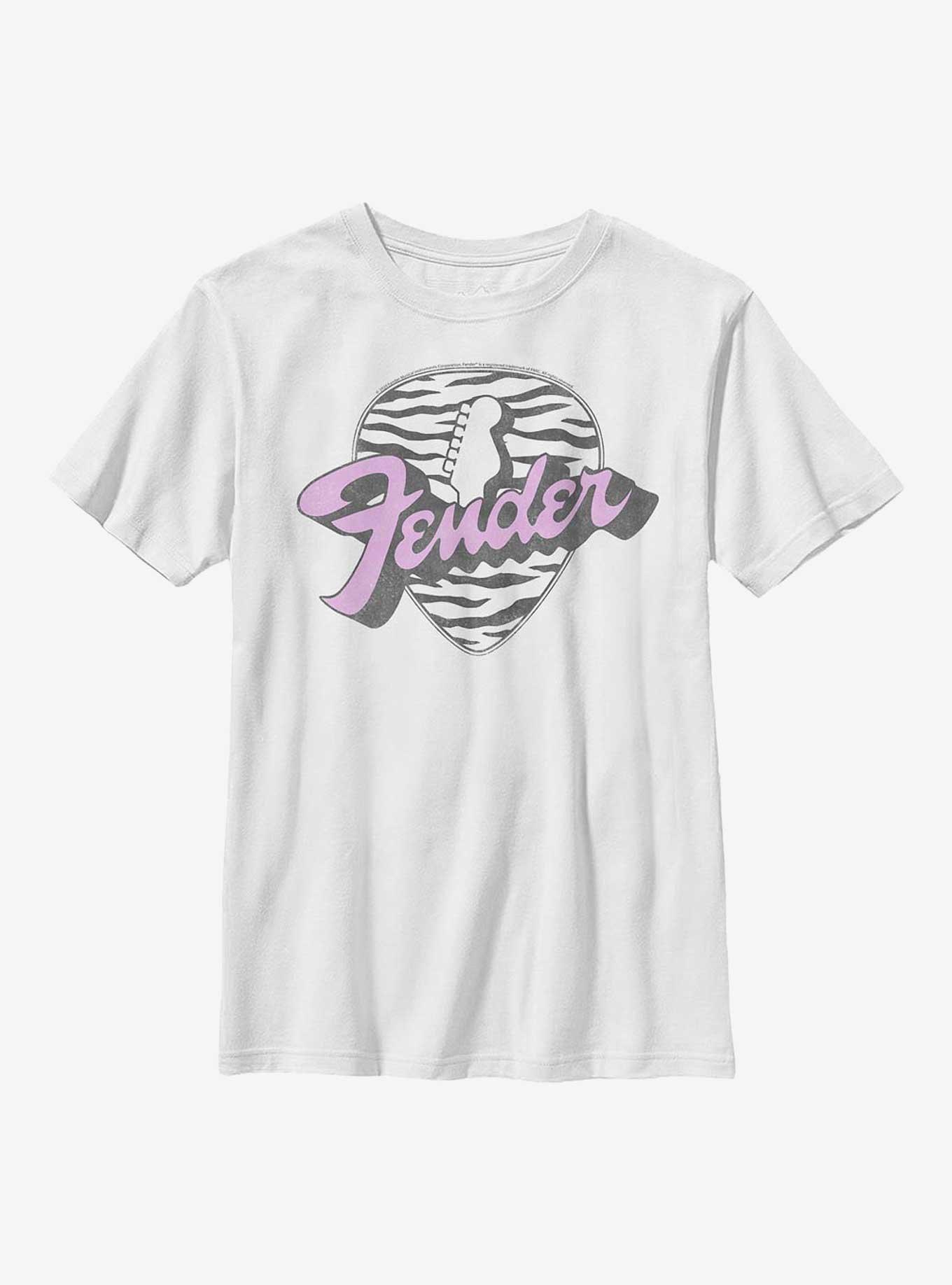 Fender Tiger Youth T-Shirt, WHITE, hi-res