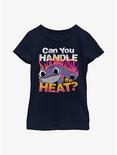 Disney Frozen 2 Handle Heat Youth Girls T-Shirt, NAVY, hi-res