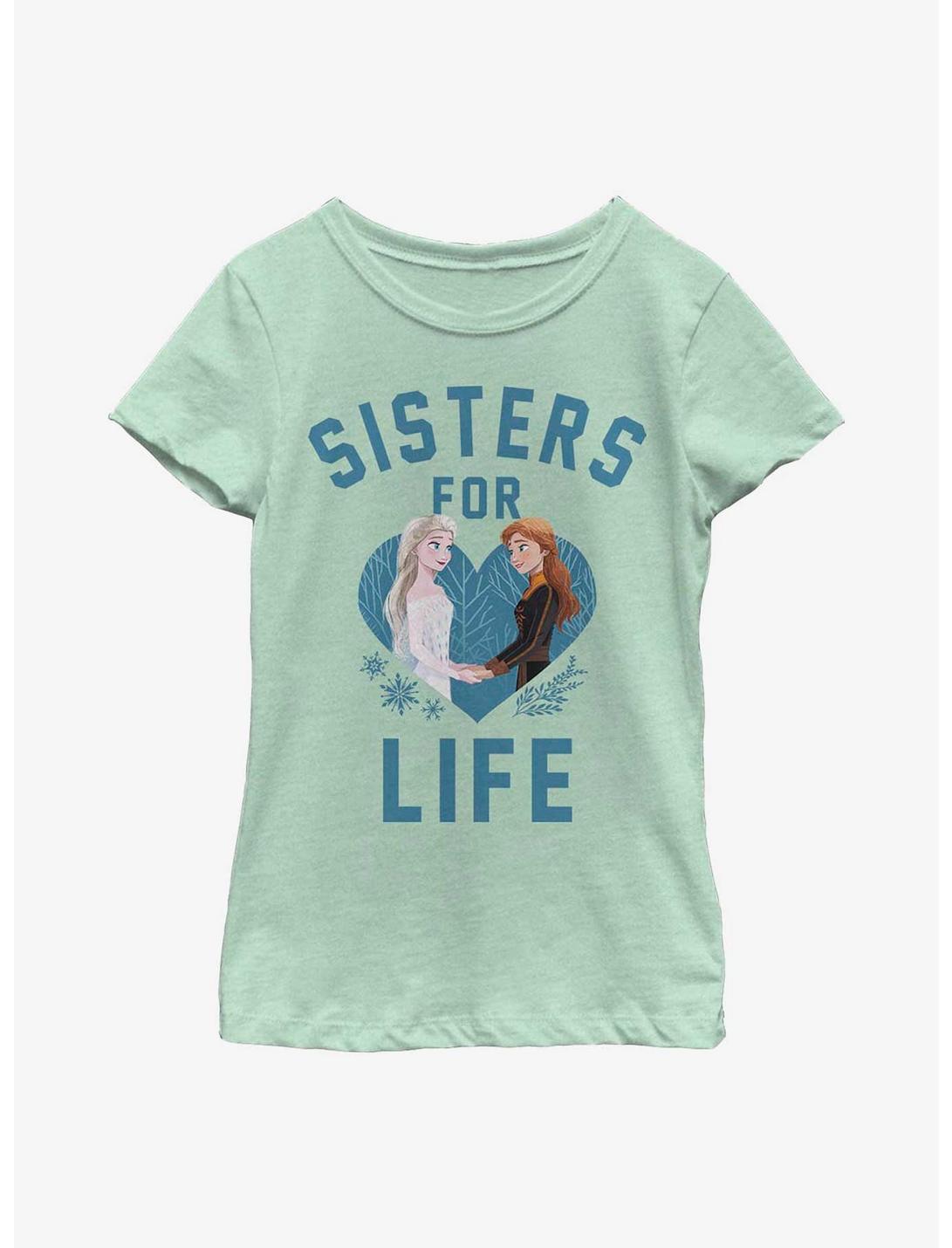 Disney Frozen 2 Sisters For Life Youth Girls T-Shirt, MINT, hi-res