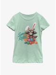 Marvel Guardians Of The Galaxy Sweet Rocket Youth Girls T-Shirt, MINT, hi-res