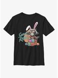 Marvel Guardians Of The Galaxy Sweet Rocket Youth T-Shirt, BLACK, hi-res
