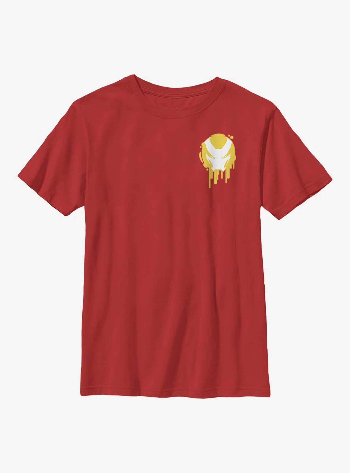 Marvel Iron Man Venomized Iron Badge Youth T-Shirt, , hi-res
