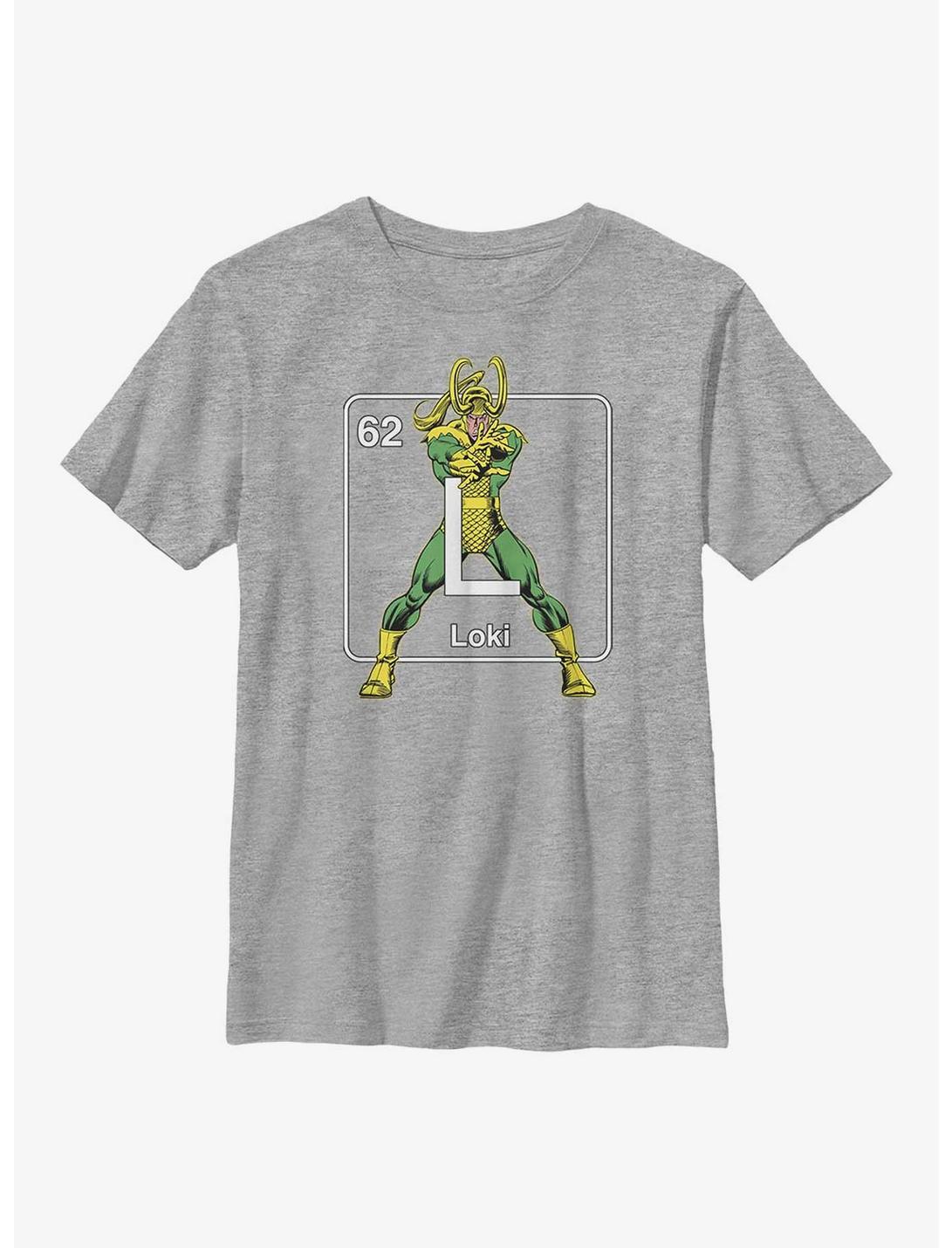 Marvel Loki Periodic Table Loki Youth T-Shirt, ATH HTR, hi-res