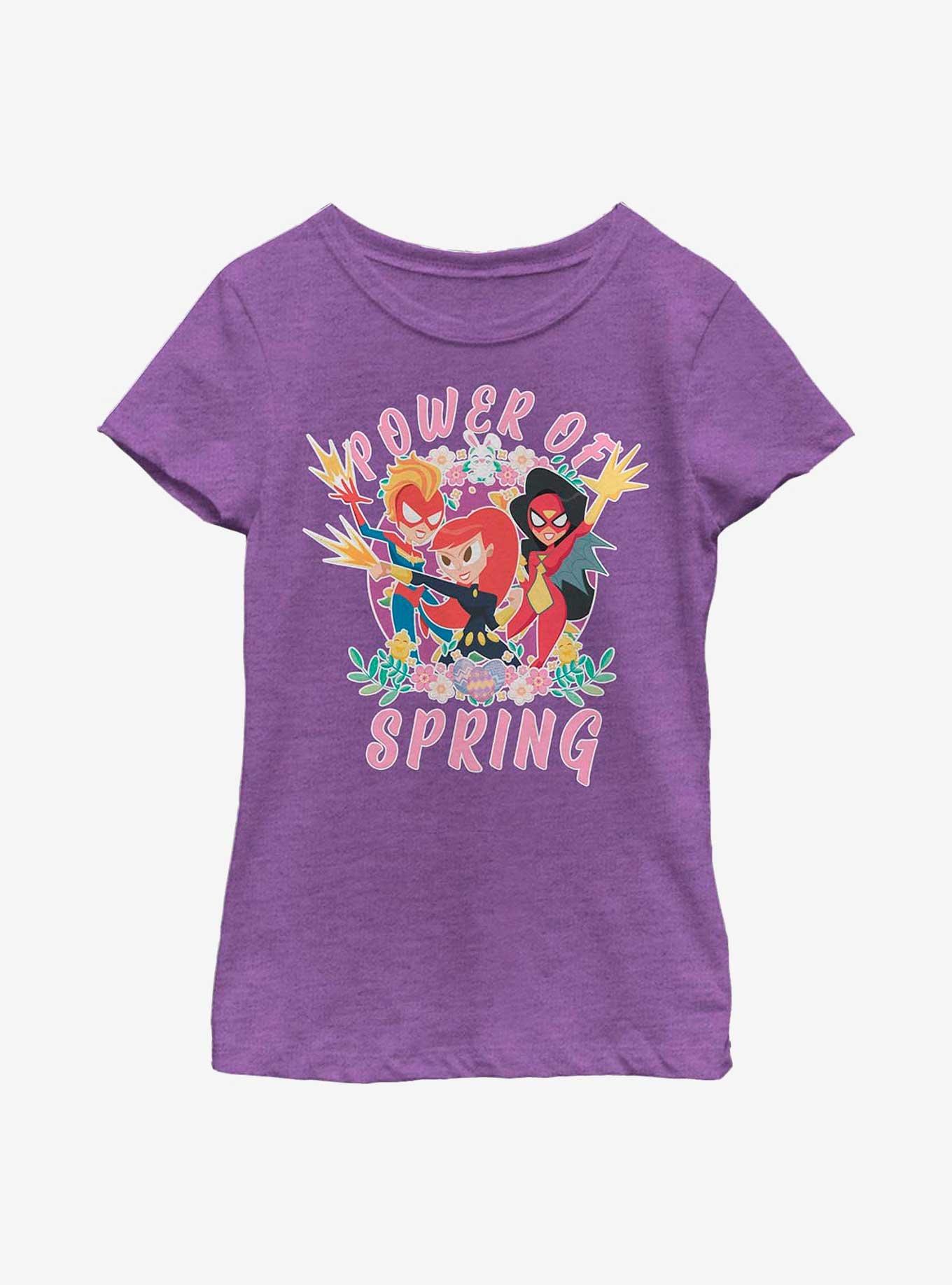 Marvel Power Of Spring Youth Girls T-Shirt, , hi-res