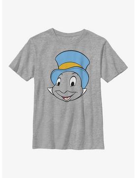 Disney Pinocchio Jiminy Face Youth T-Shirt, , hi-res