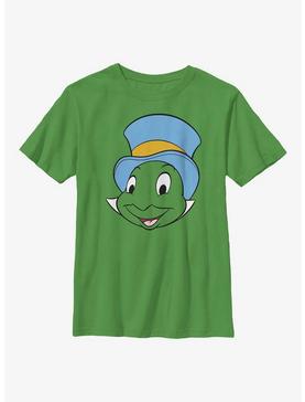 Disney Pinocchio Jiminy Face Youth T-Shirt, , hi-res