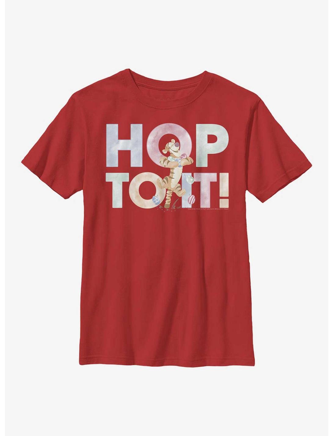 Disney Winnie The Pooh Hop To It Youth T-Shirt, RED, hi-res
