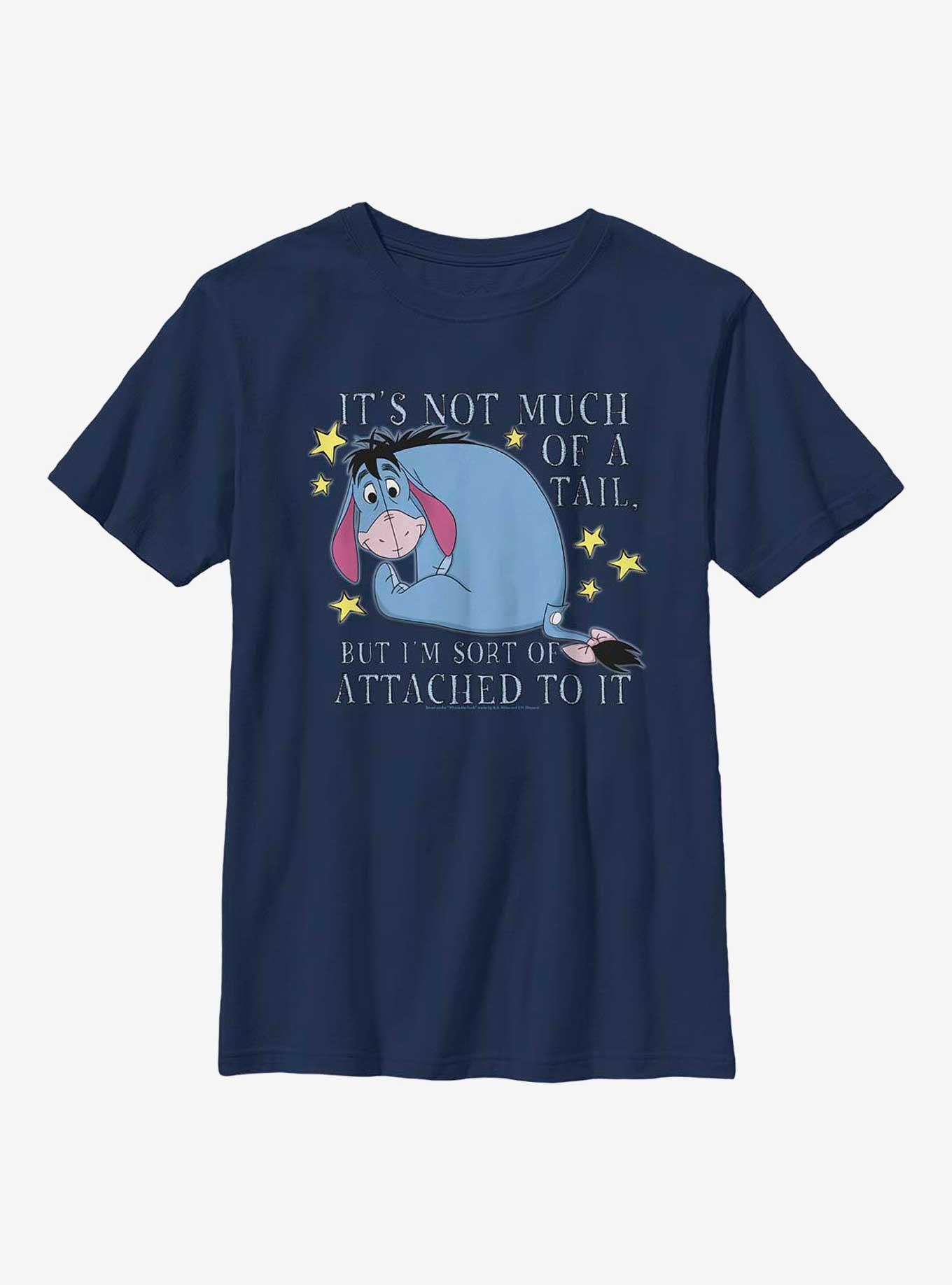 Disney Winnie The Pooh Sort Of Attached Youth T-Shirt, NAVY, hi-res