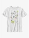 Disney Winnie The Pooh Winnie Map Youth T-Shirt, WHITE, hi-res