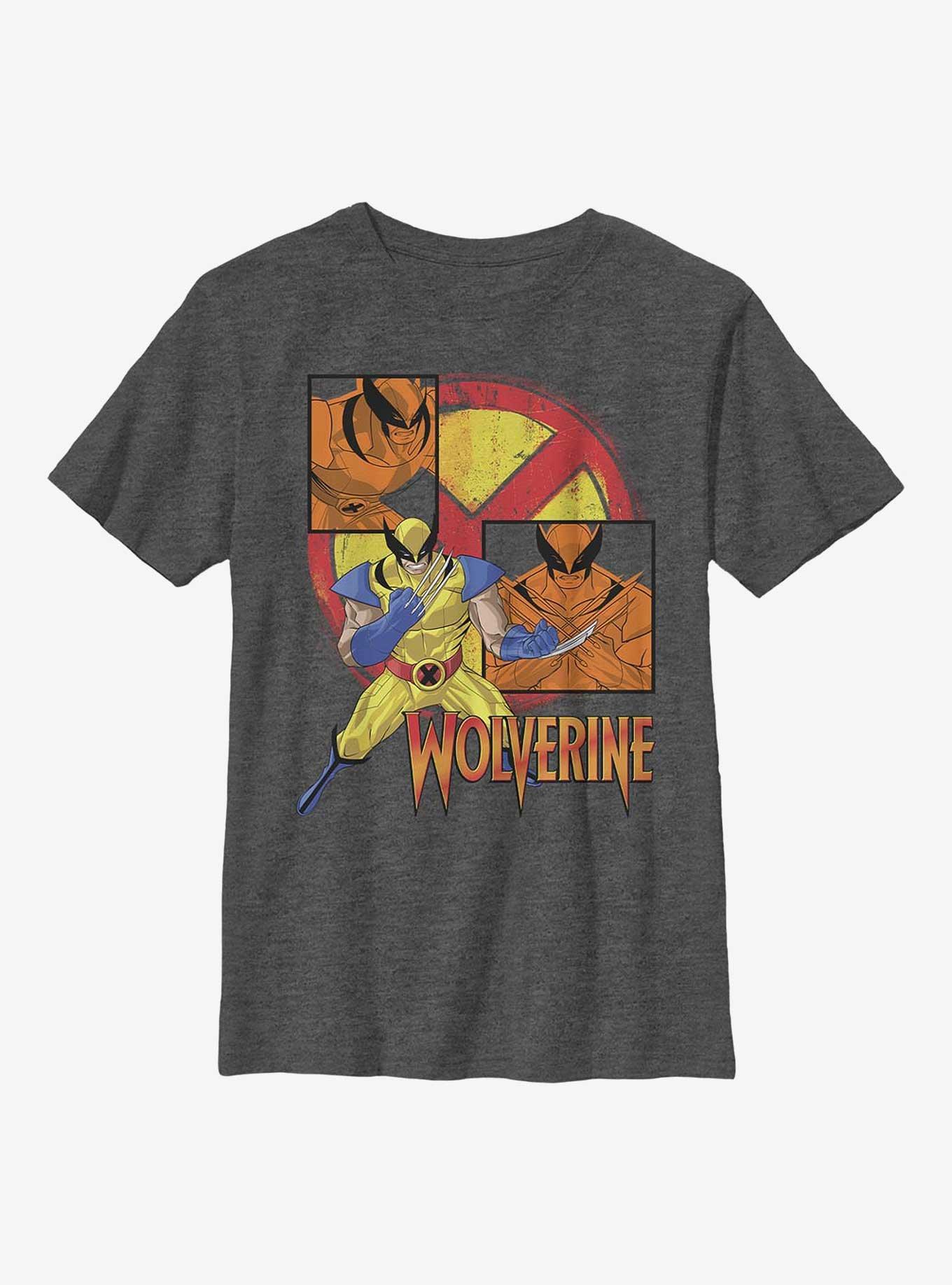 Marvel X-Men Claw Panels Youth T-Shirt, , hi-res