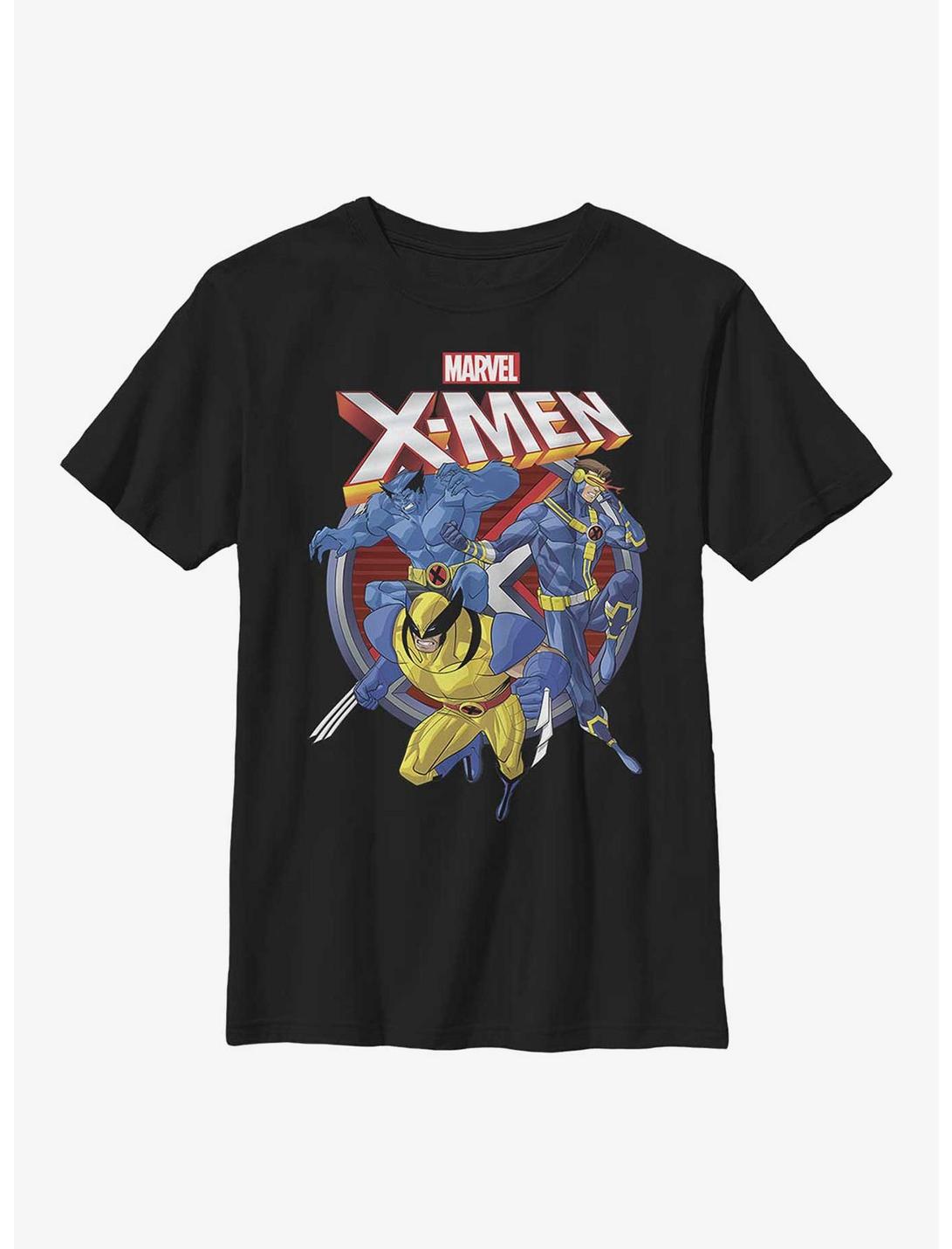Marvel X-Men Duo Youth T-Shirt, BLACK, hi-res
