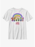 Nintendo Animal Crossing Rainbow Lineup Youth T-Shirt, WHITE, hi-res