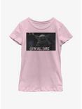 Star Wars The Mandalorian All Ears Knock Out Youth Girls T-Shirt, PINK, hi-res