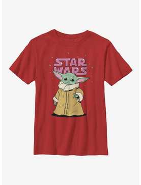 Star Wars The Mandalorian The Child Stance Logo Youth T-Shirt, , hi-res