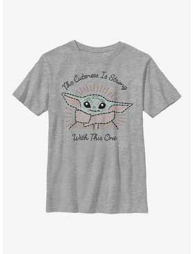 Star Wars The Mandalorian The Child Stitch Youth T-Shirt, , hi-res