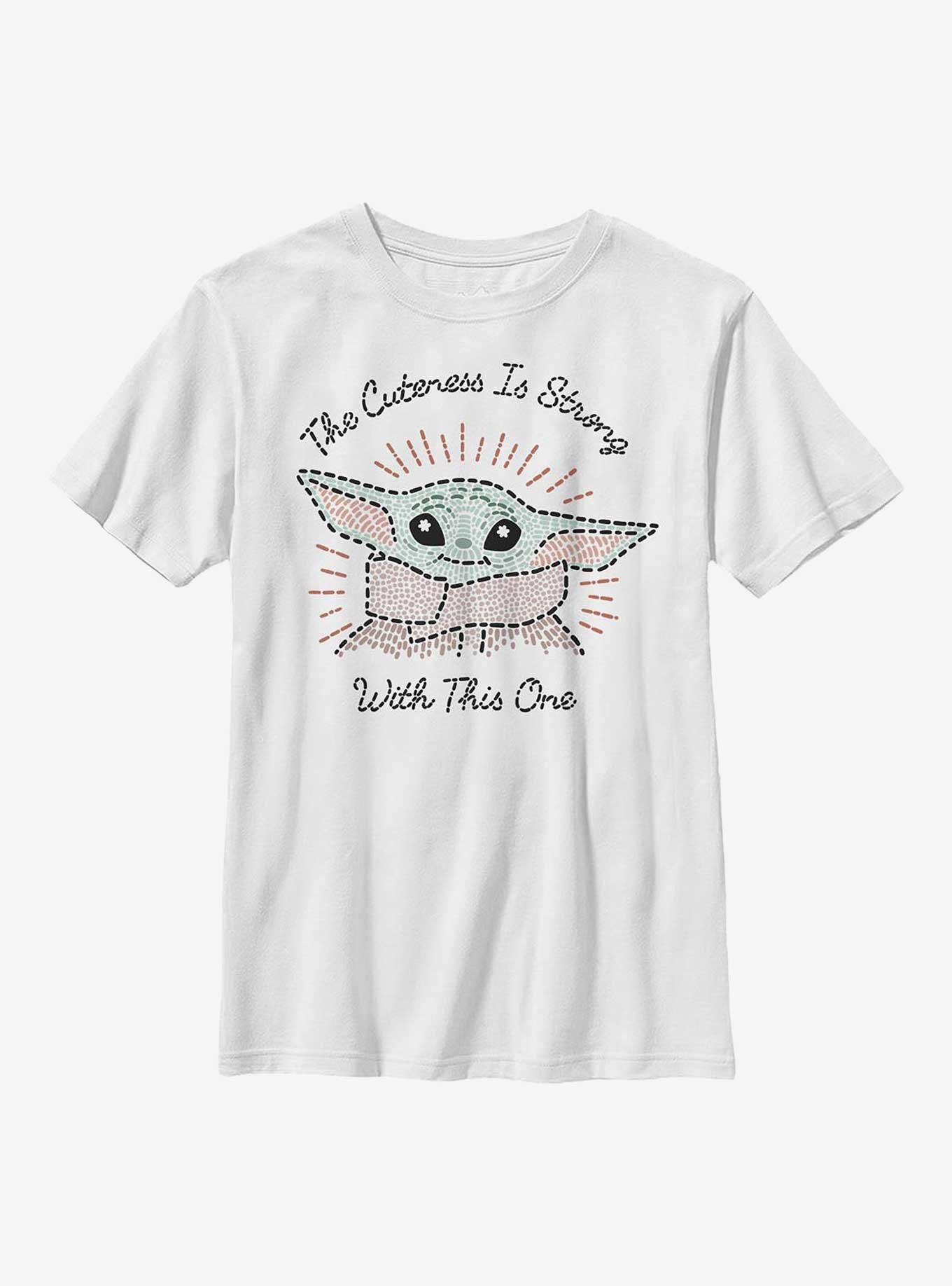 Star Wars The Mandalorian The Child Stitch Youth T-Shirt, , hi-res