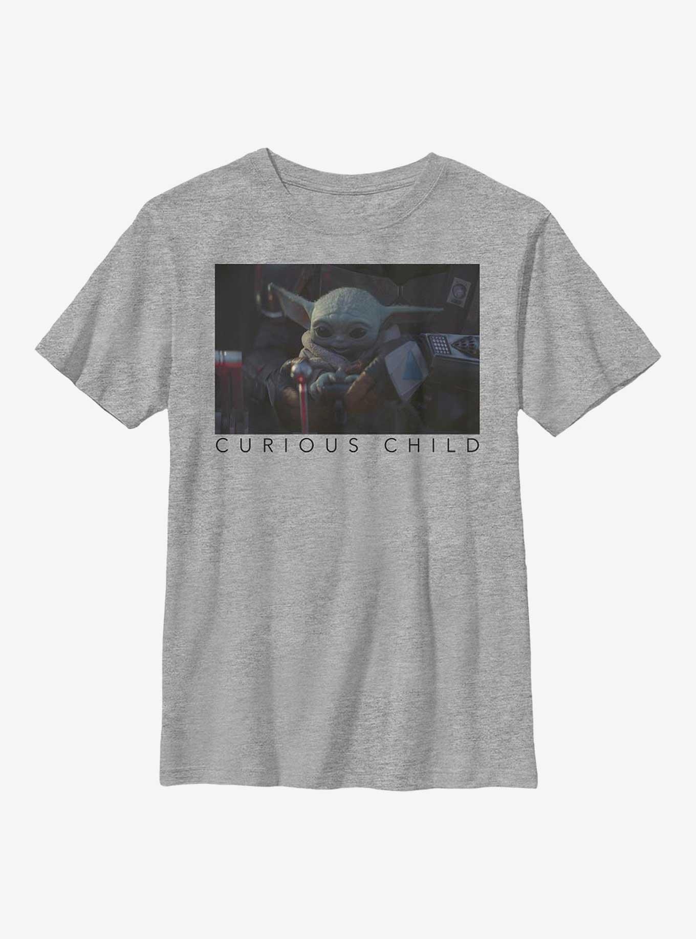 Star Wars The Mandalorian Curious Photo Youth T-Shirt, , hi-res