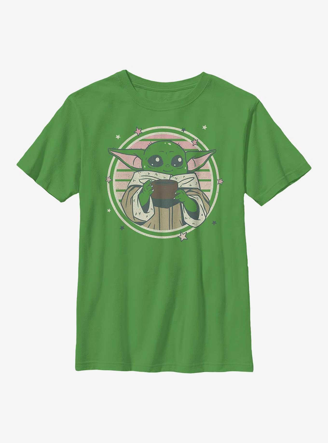 Star Wars The Mandalorian Cutesy Yoda Youth T-Shirt, , hi-res