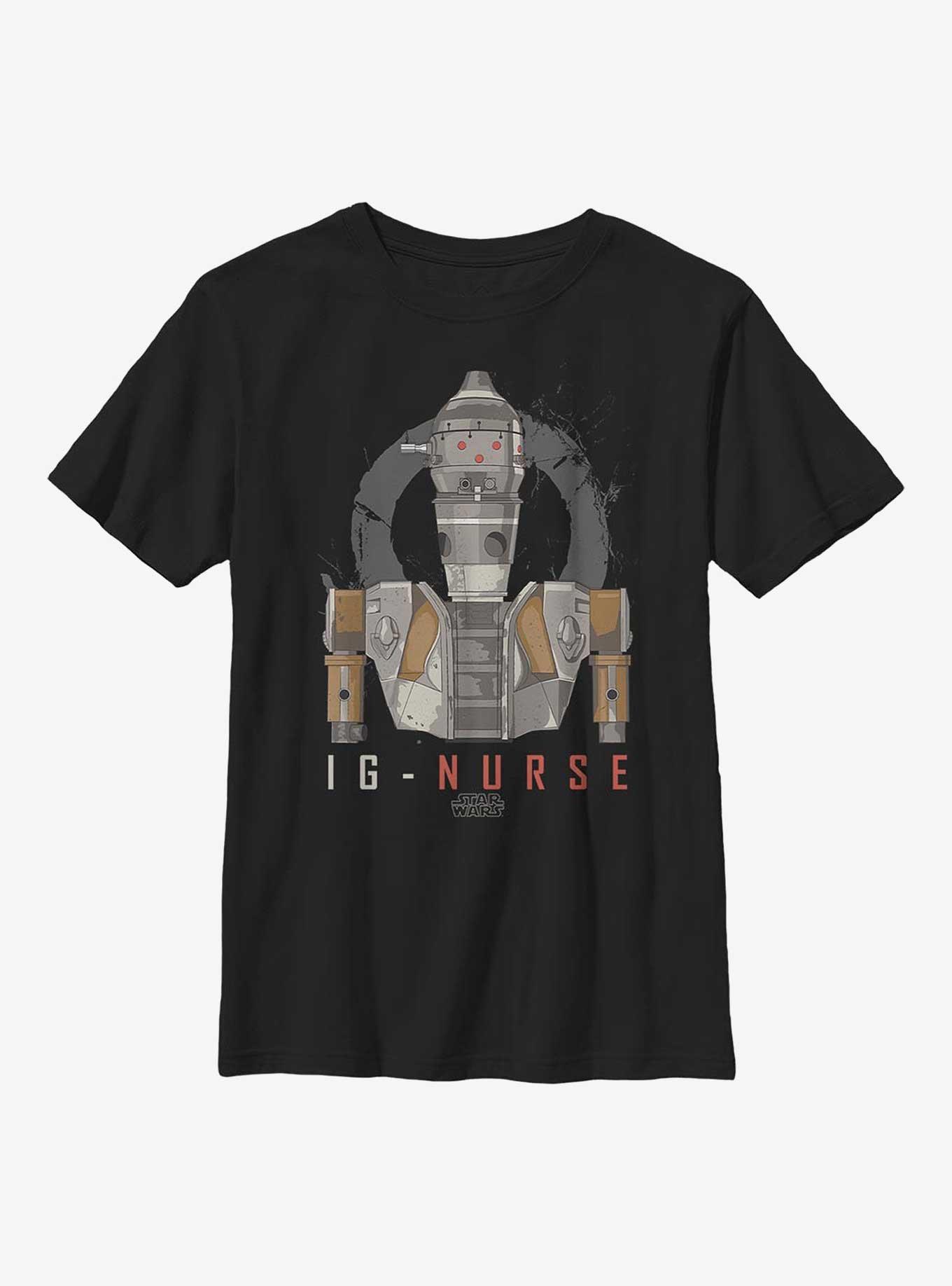 Star Wars The Mandalorian Ig Nurse Youth T-Shirt, , hi-res