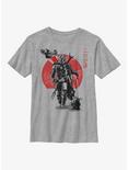 Star Wars The Mandalorian Sumi Ink Youth T-Shirt, ATH HTR, hi-res