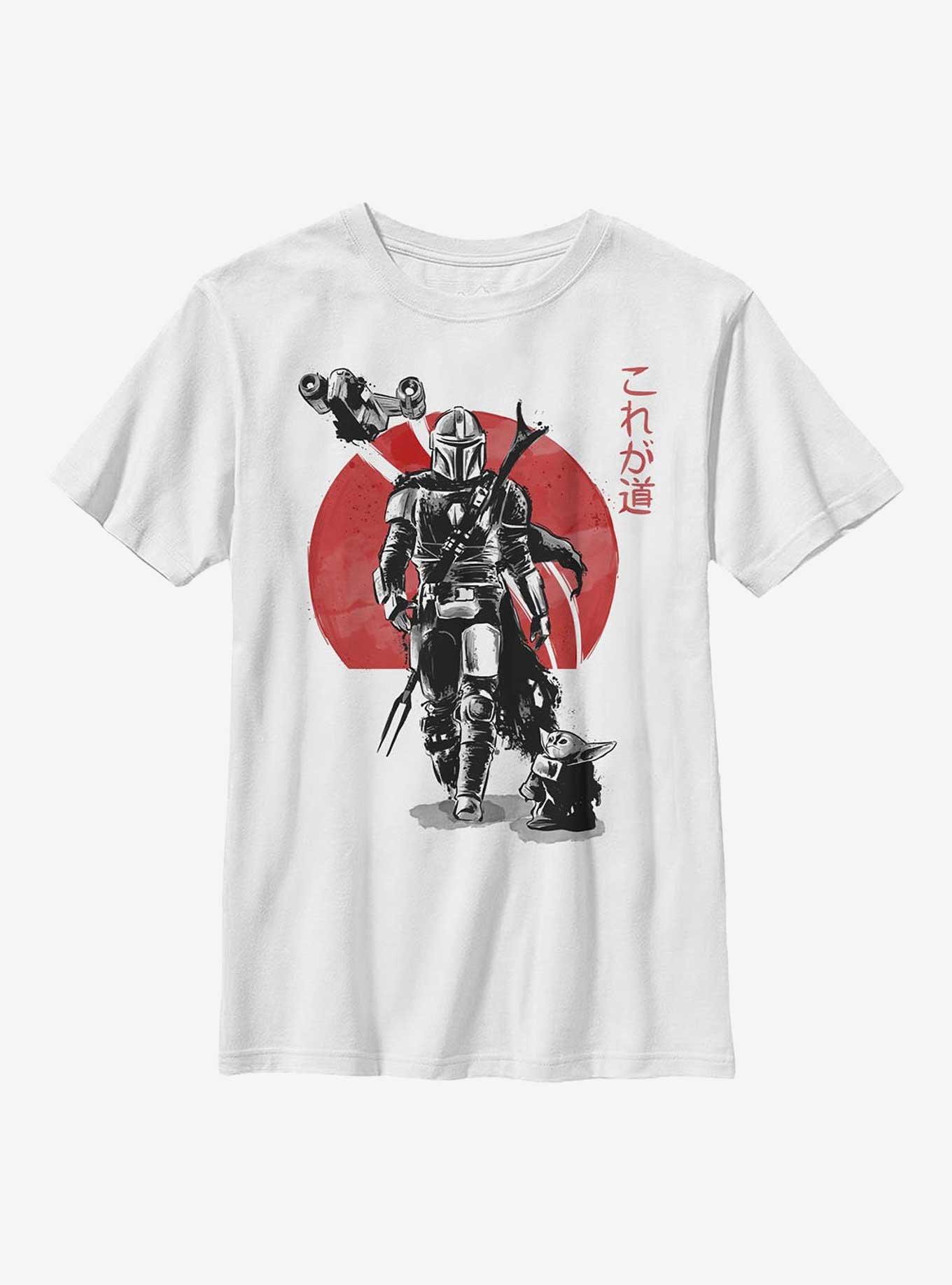 Star Wars The Mandalorian Sumi Ink Youth T-Shirt, , hi-res