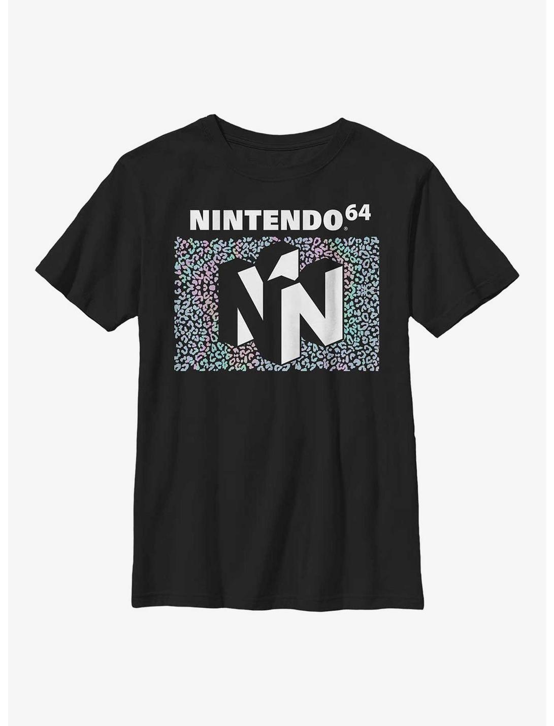 Nintendo Holo Cheetah Youth T-Shirt, BLACK, hi-res
