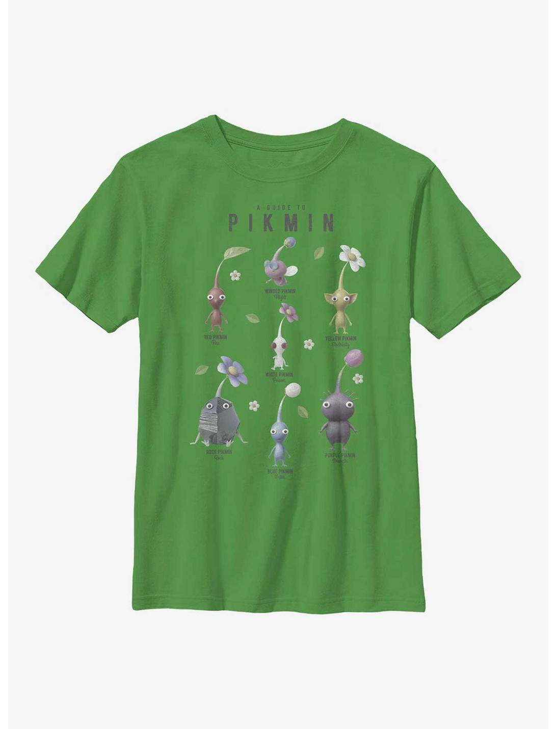 Nintendo Pikmin Chart Youth T-Shirt, KELLY, hi-res