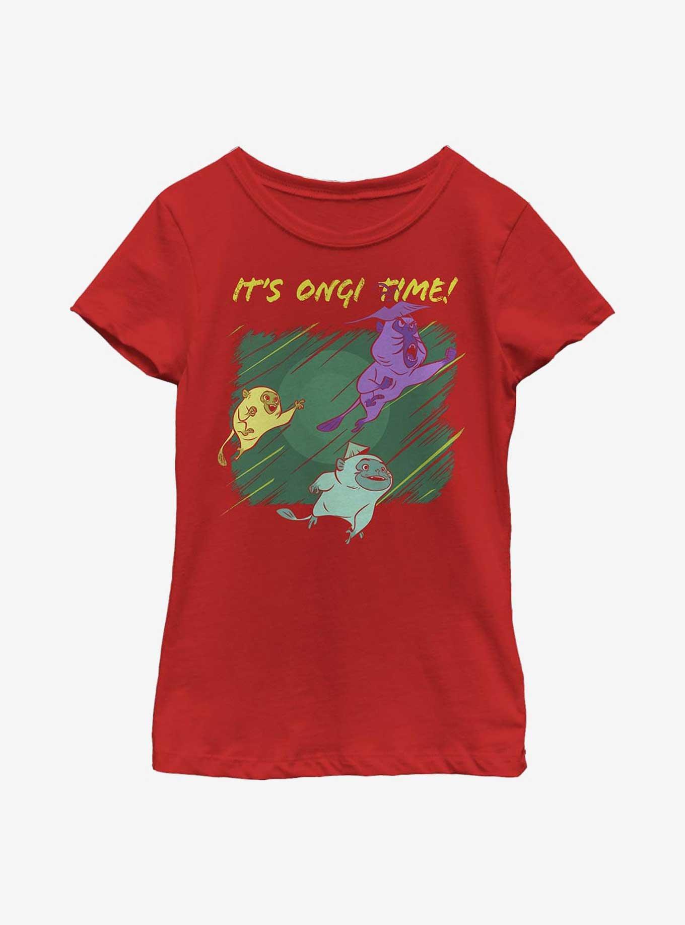 Raya And The Last Dragon Fearless Ongi Trio Youth Girls T-Shirt, RED, hi-res