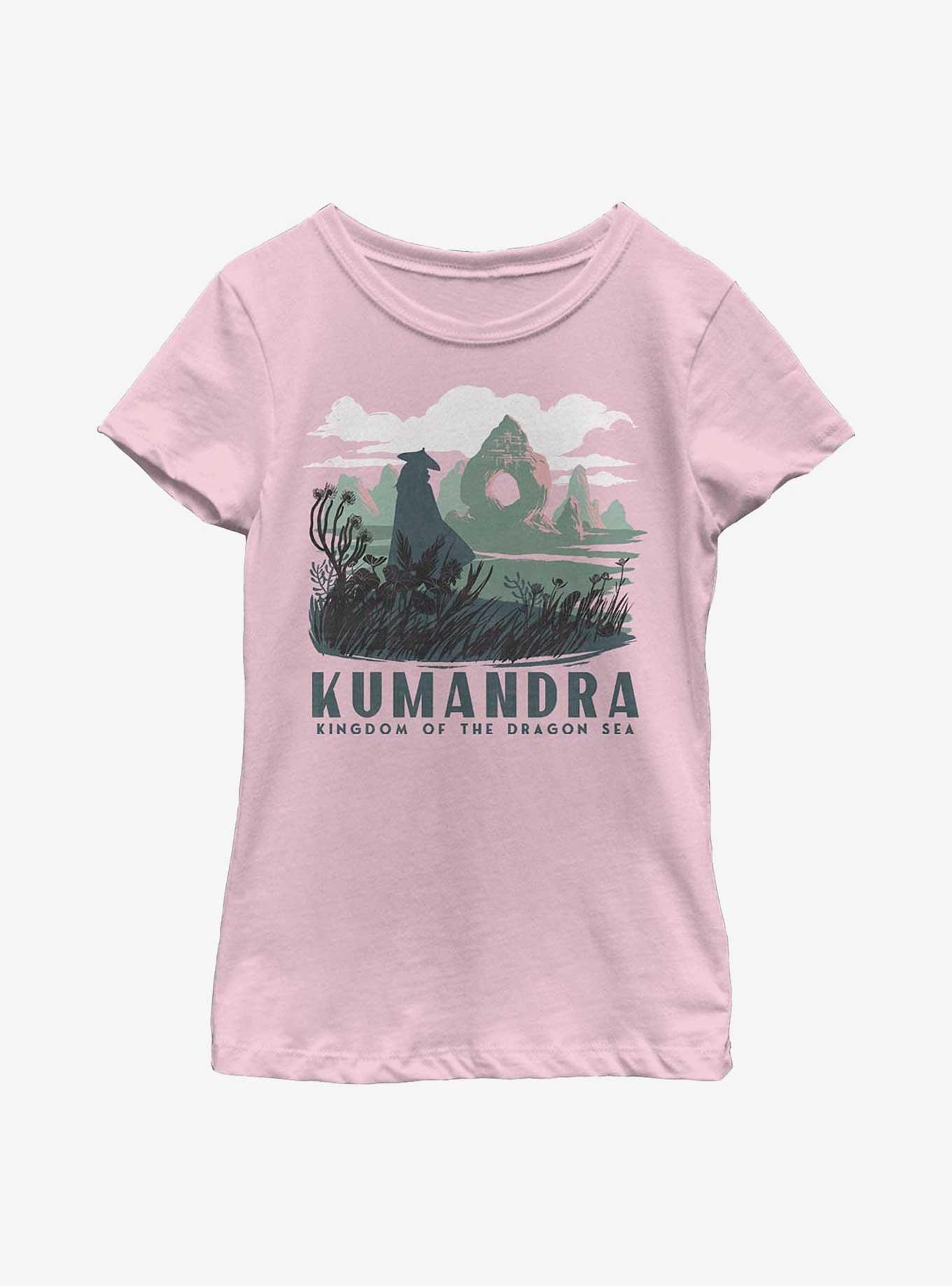 Raya And The Last Dragon Kumandra Youth Girls T-Shirt, PINK, hi-res