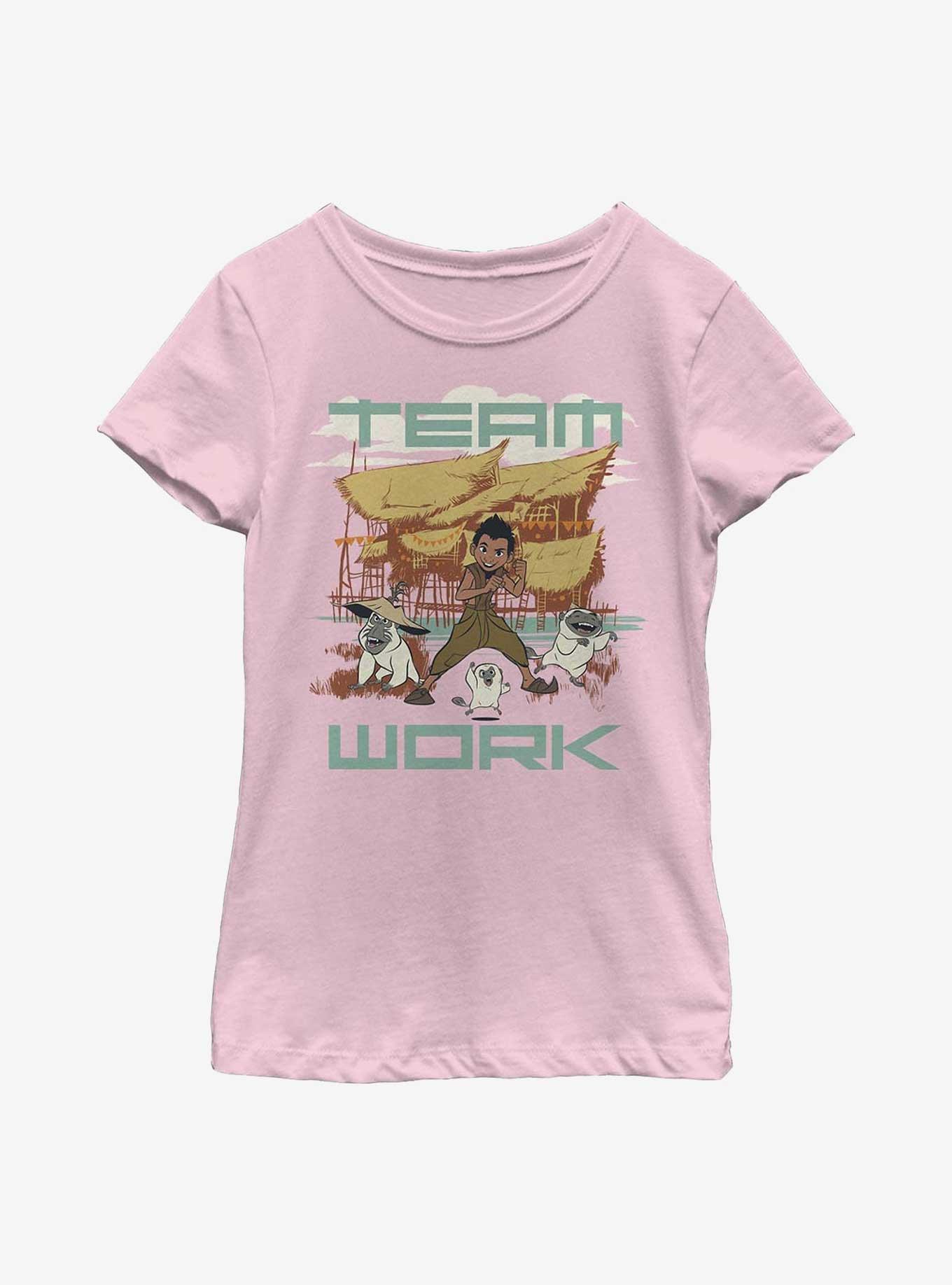 Raya And The Last Dragon Team Work Youth Girls T-Shirt, , hi-res