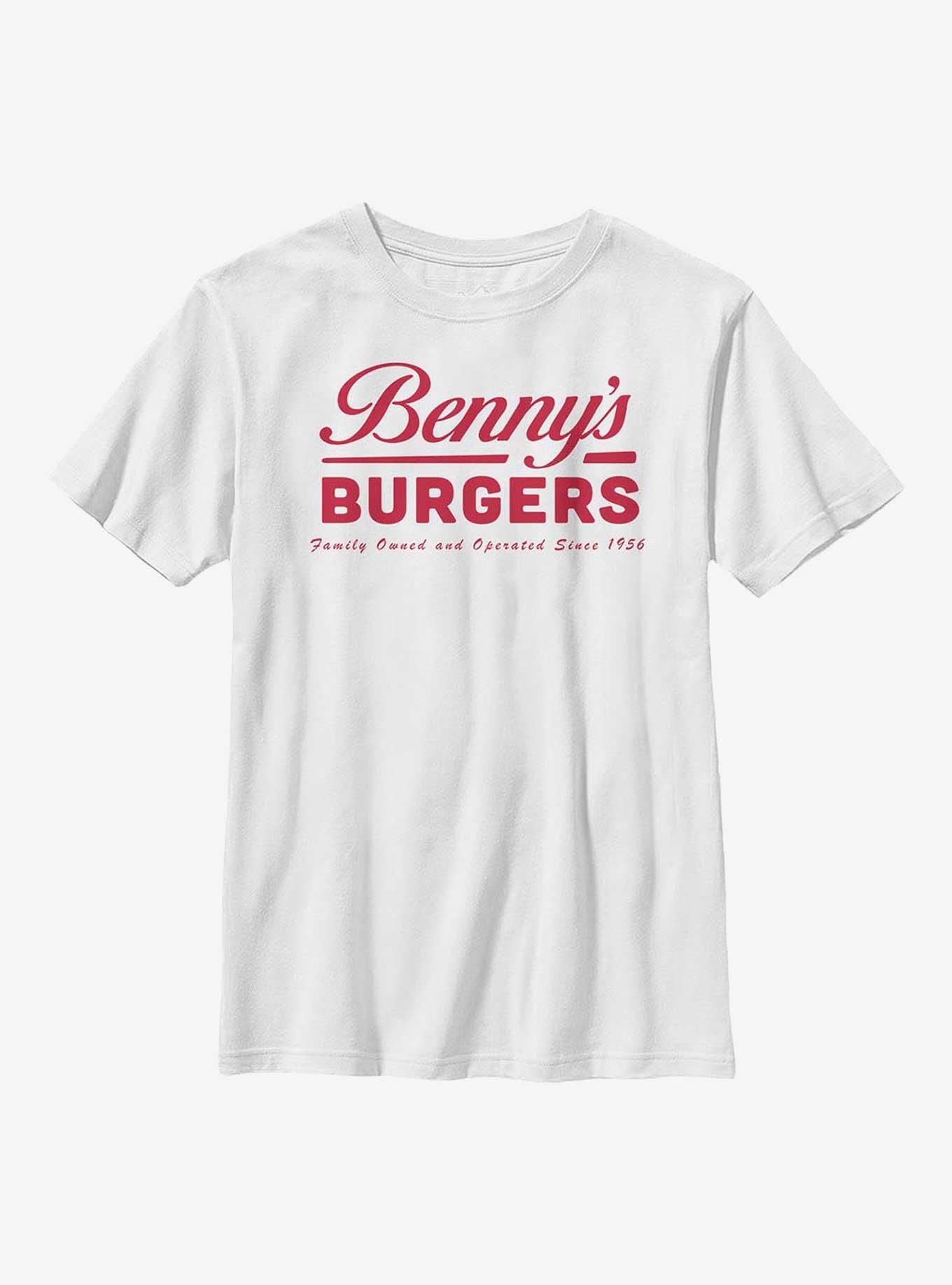 Stranger Things Benny's Burgers Youth T-Shirt, , hi-res