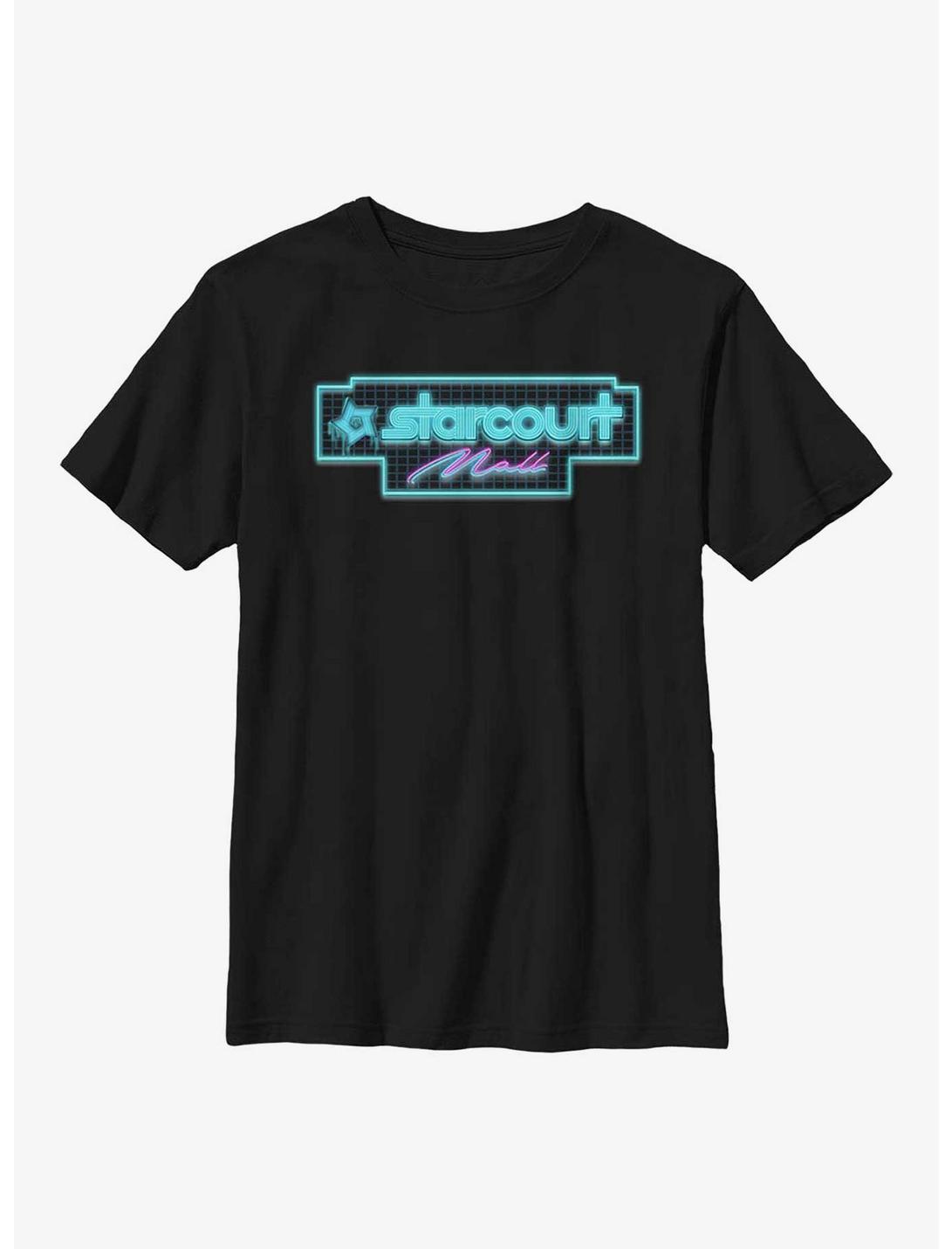 Stranger Things Neon Starcourt Youth T-Shirt, BLACK, hi-res