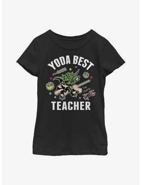 Star Wars: The Clone Wars Yoda Best Teacher Youth Girls T-Shirt, , hi-res