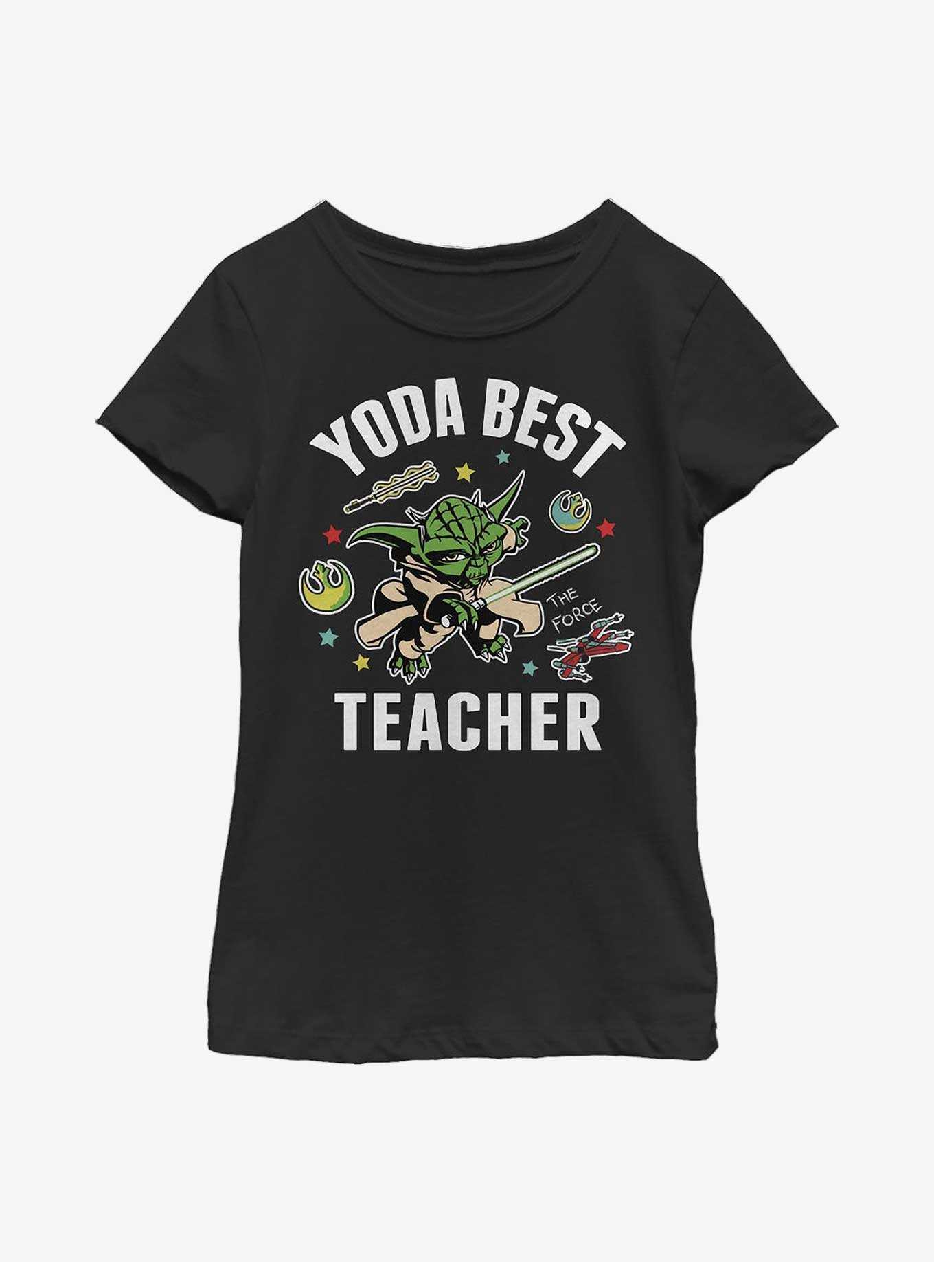 Star Wars: The Clone Wars Yoda Best Teacher Youth Girls T-Shirt, , hi-res
