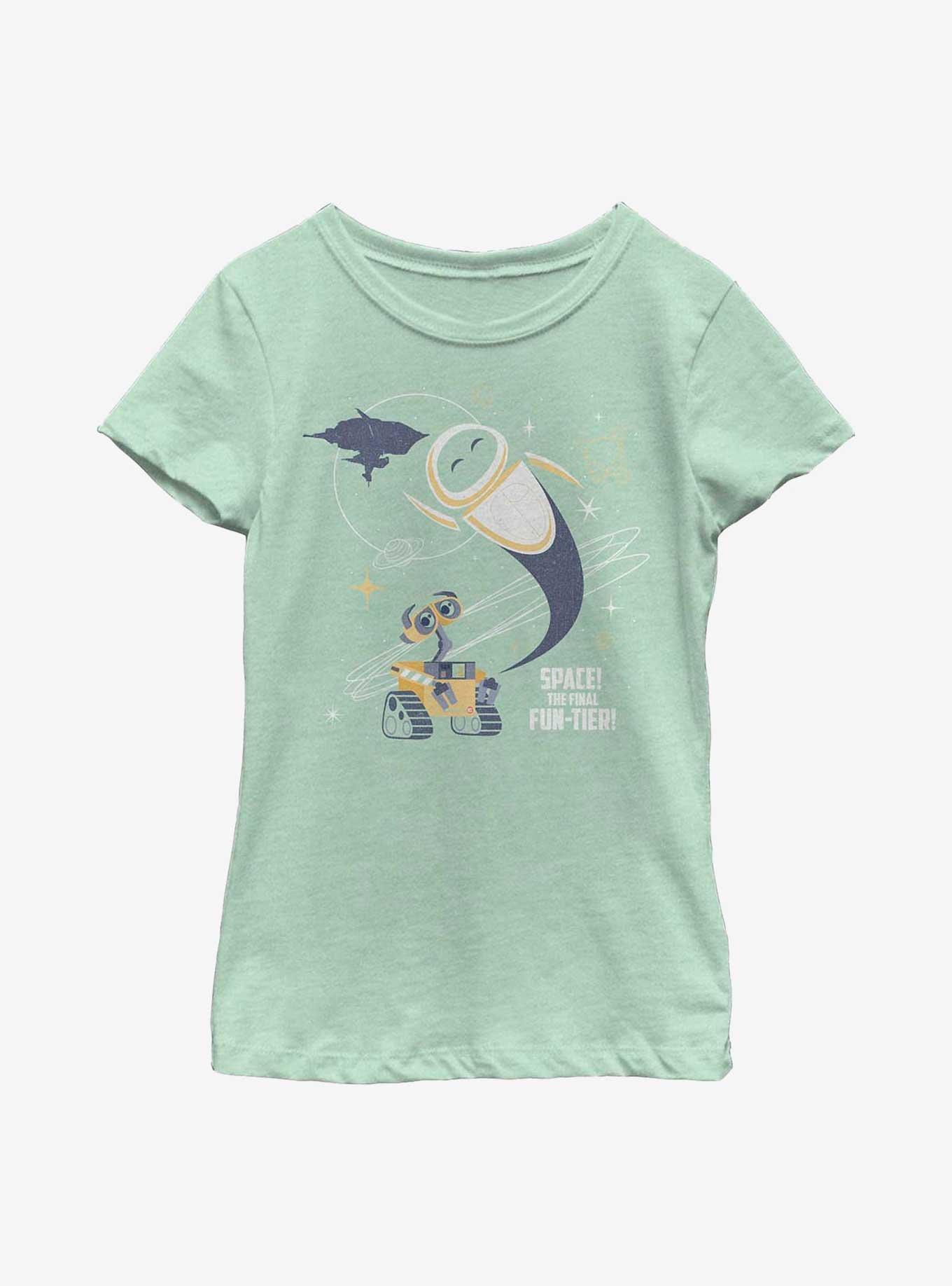 Disney Pixar WALL-E Retro Space Funtier Youth Girls T-Shirt, , hi-res