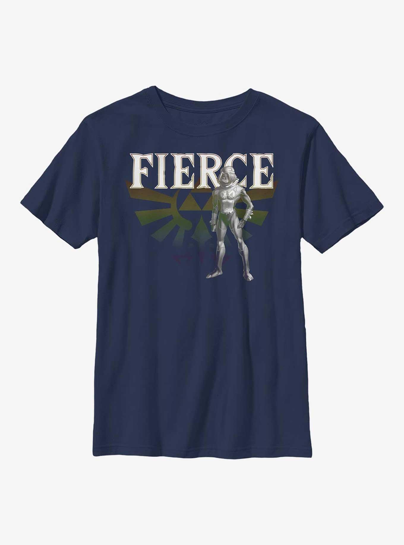 Nintendo The Legend Of Zelda Shiek Fierce Youth T-Shirt, NAVY, hi-res