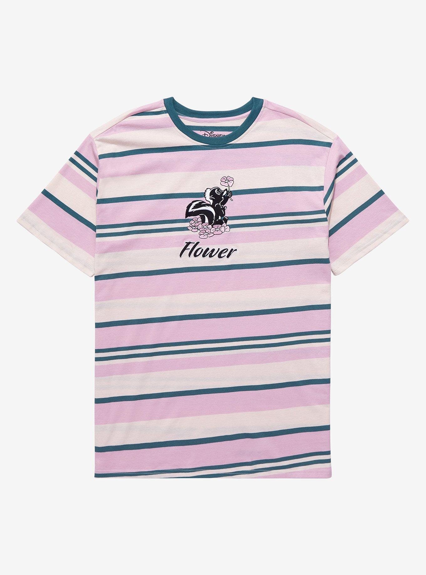 Our Universe Disney Bambi Flower Striped T-Shirt - BoxLunch Exclusive