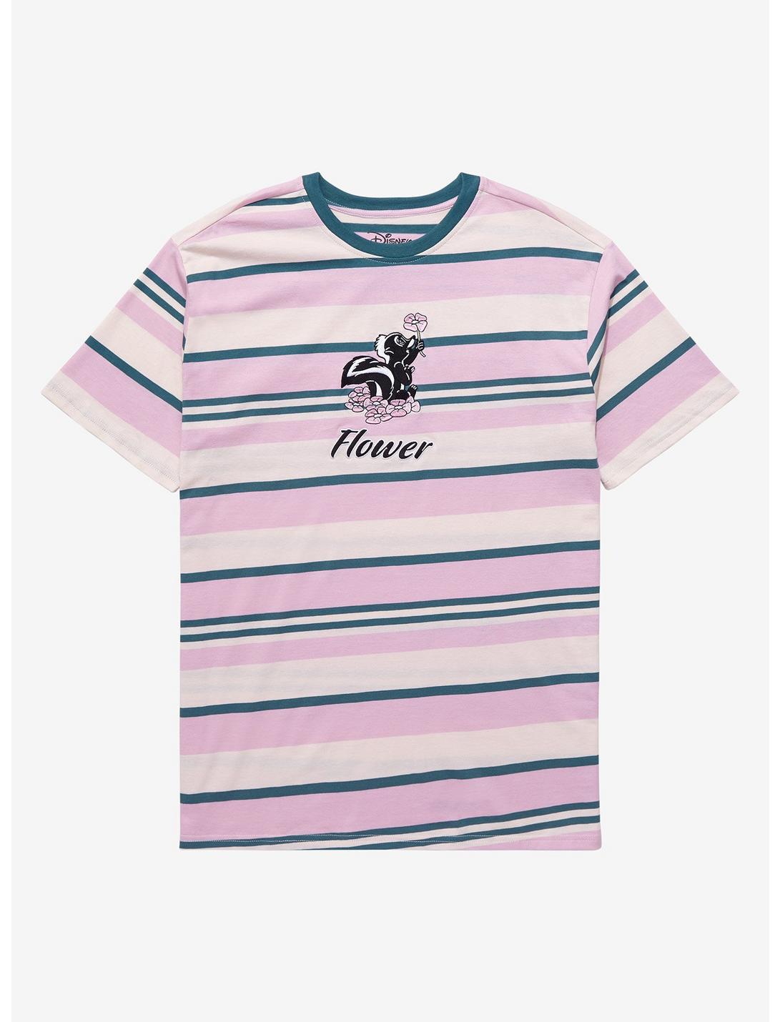 Our Universe Disney Bambi Flower Striped T-Shirt - BoxLunch Exclusive