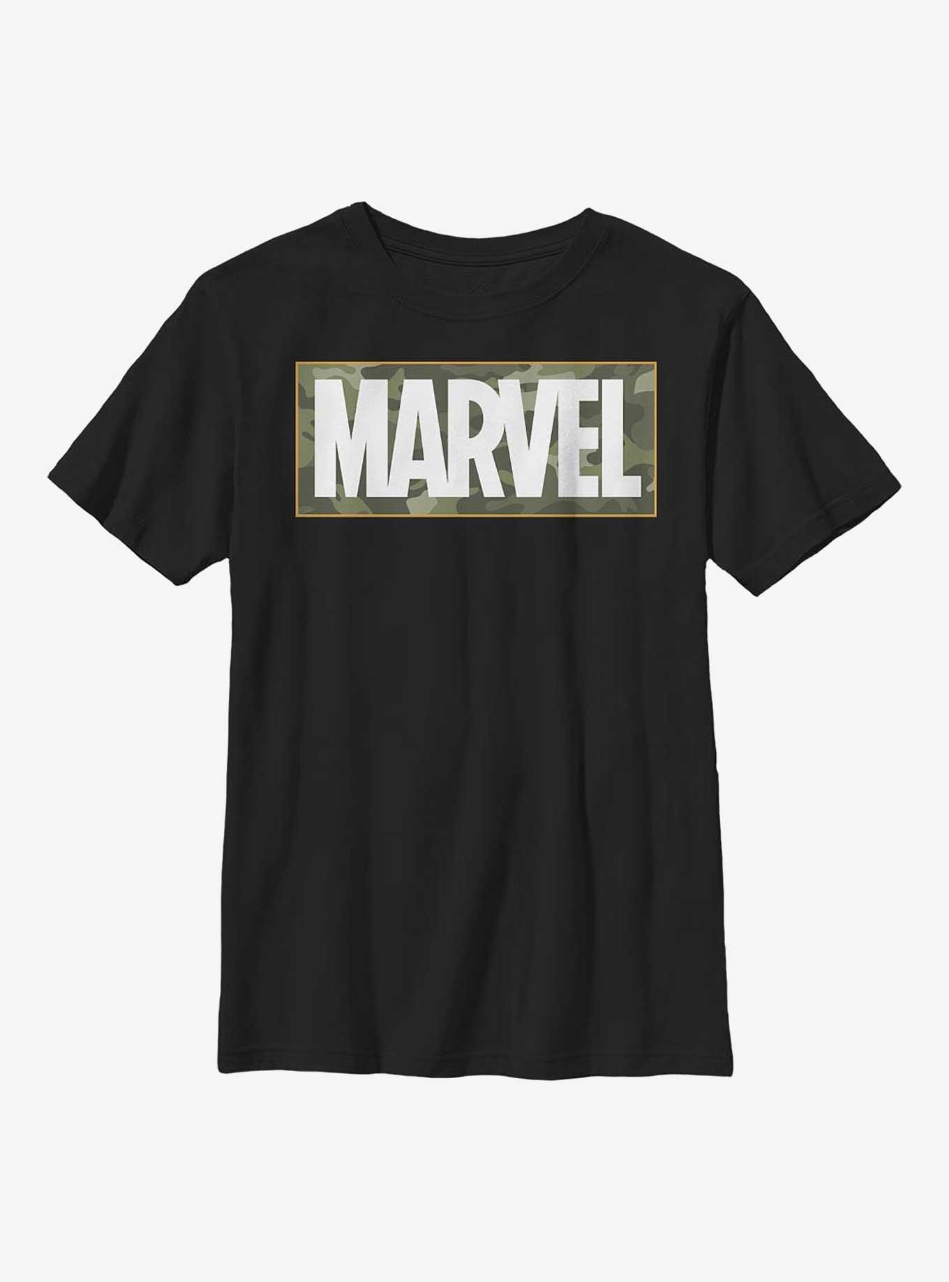 Marvel Avengers Camo Simple Brick Youth T-Shirt, , hi-res