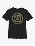 Marvel Avengers Captain Camo Youth T-Shirt, BLACK, hi-res