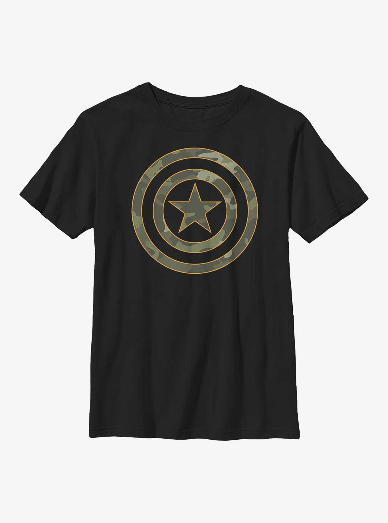 Marvel Avengers Captain Camo Youth T-Shirt, , hi-res