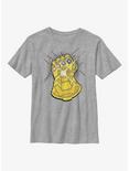Marvel Avengers Gold Gauntlet Youth T-Shirt, ATH HTR, hi-res