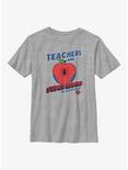 Marvel Avengers Teachers Are Superheroes Spiderman Youth T-Shirt, ATH HTR, hi-res