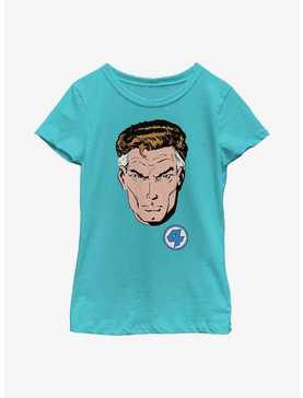 Marvel Fantastic Four Mr Fantastic Face Youth Girls T-Shirt, , hi-res