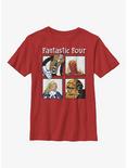Marvel Fantastic Four Boxed Team Youth T-Shirt, RED, hi-res