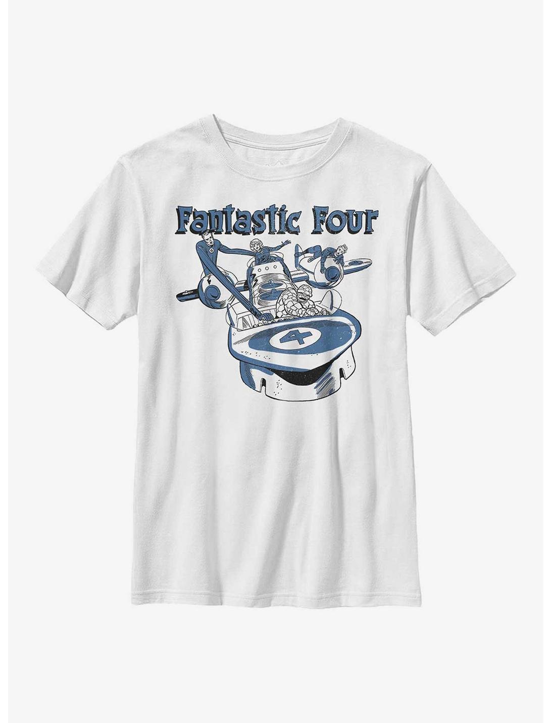 Marvel Fantastic Four Classic Four Youth T-Shirt, WHITE, hi-res