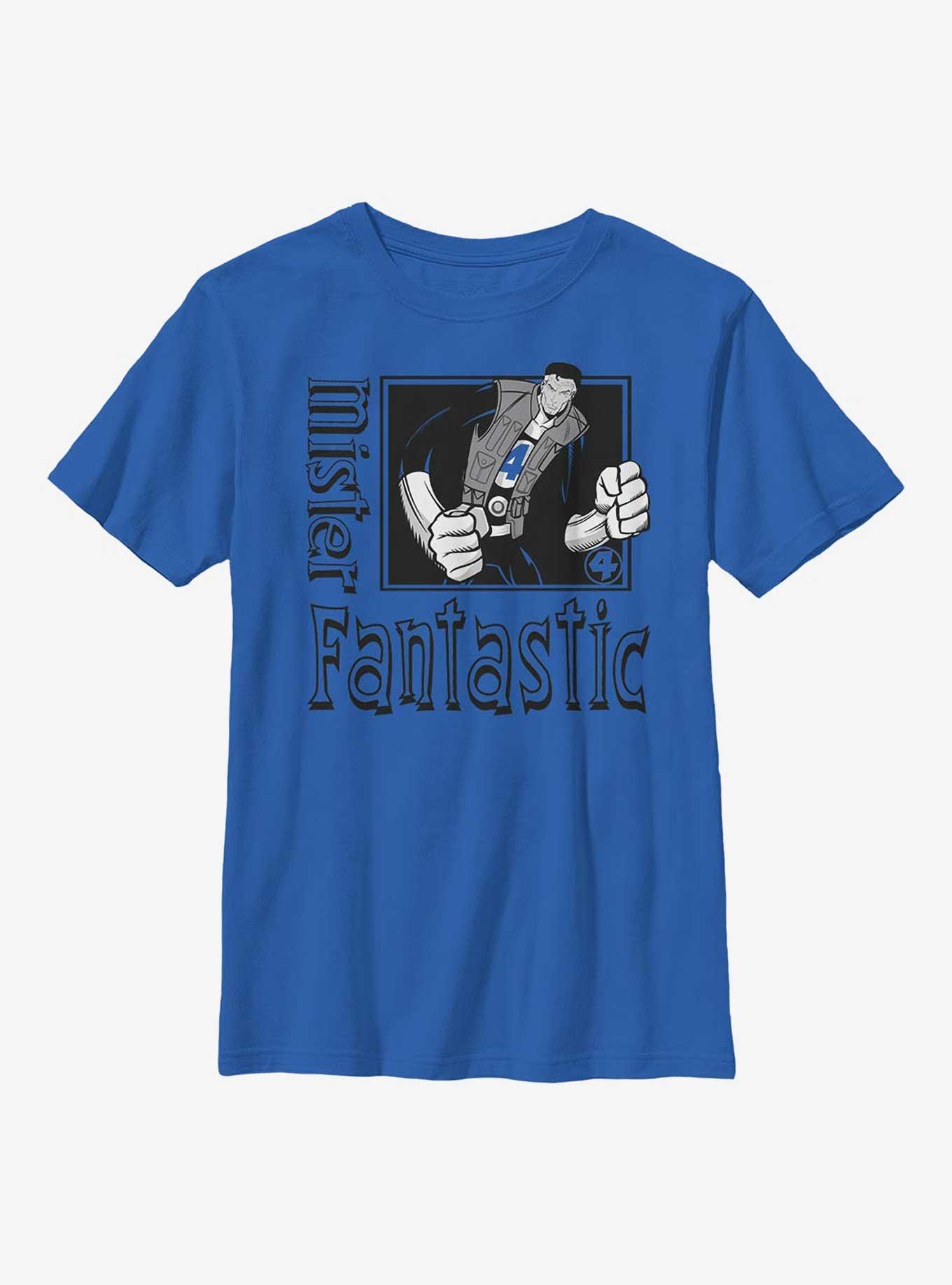 Marvel Fantastic Four Fantastic Pose Youth T-Shirt, ROYAL, hi-res