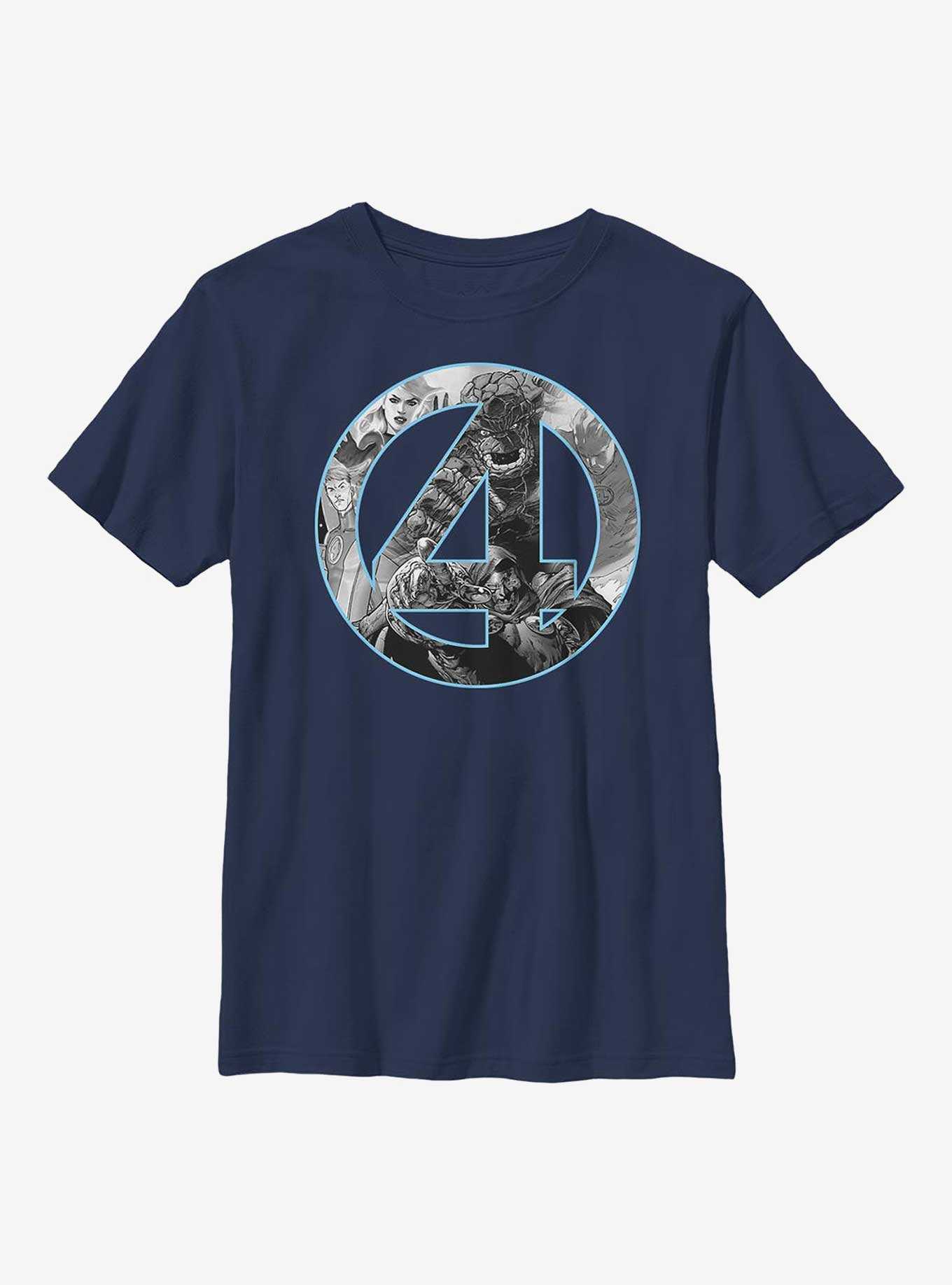 Marvel Fantastic Four Badge Youth T-Shirt, , hi-res